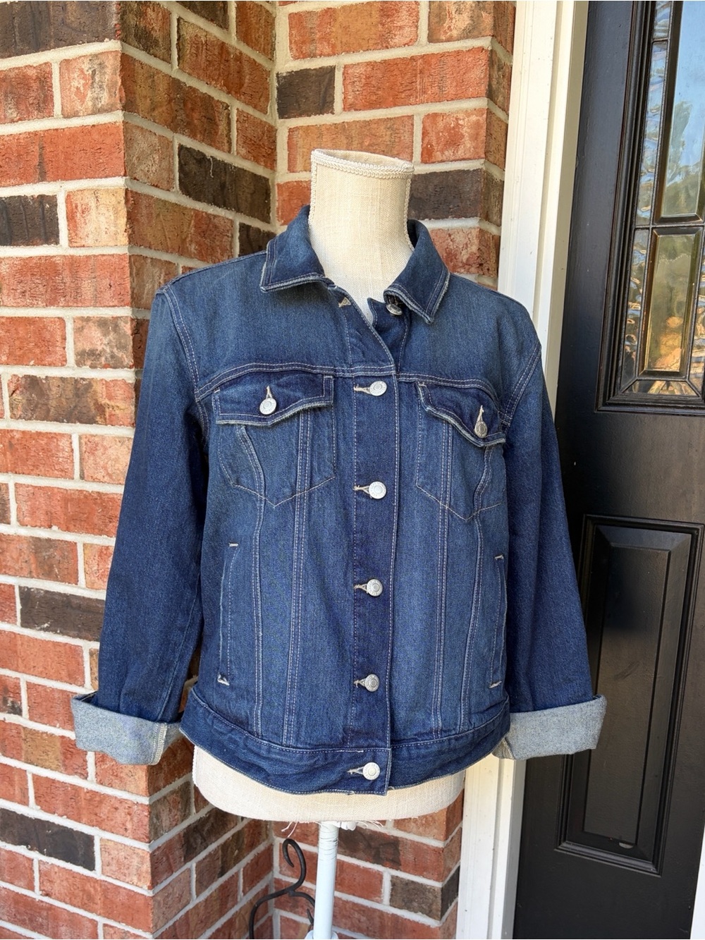 Loft Woman’s Jean Denim Jacket Sz S
